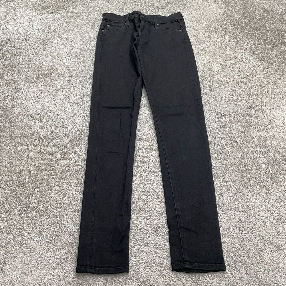 AG Adriano Goldschmied Farrah Ankle High Rise Skinny Jeans Women 25R Black